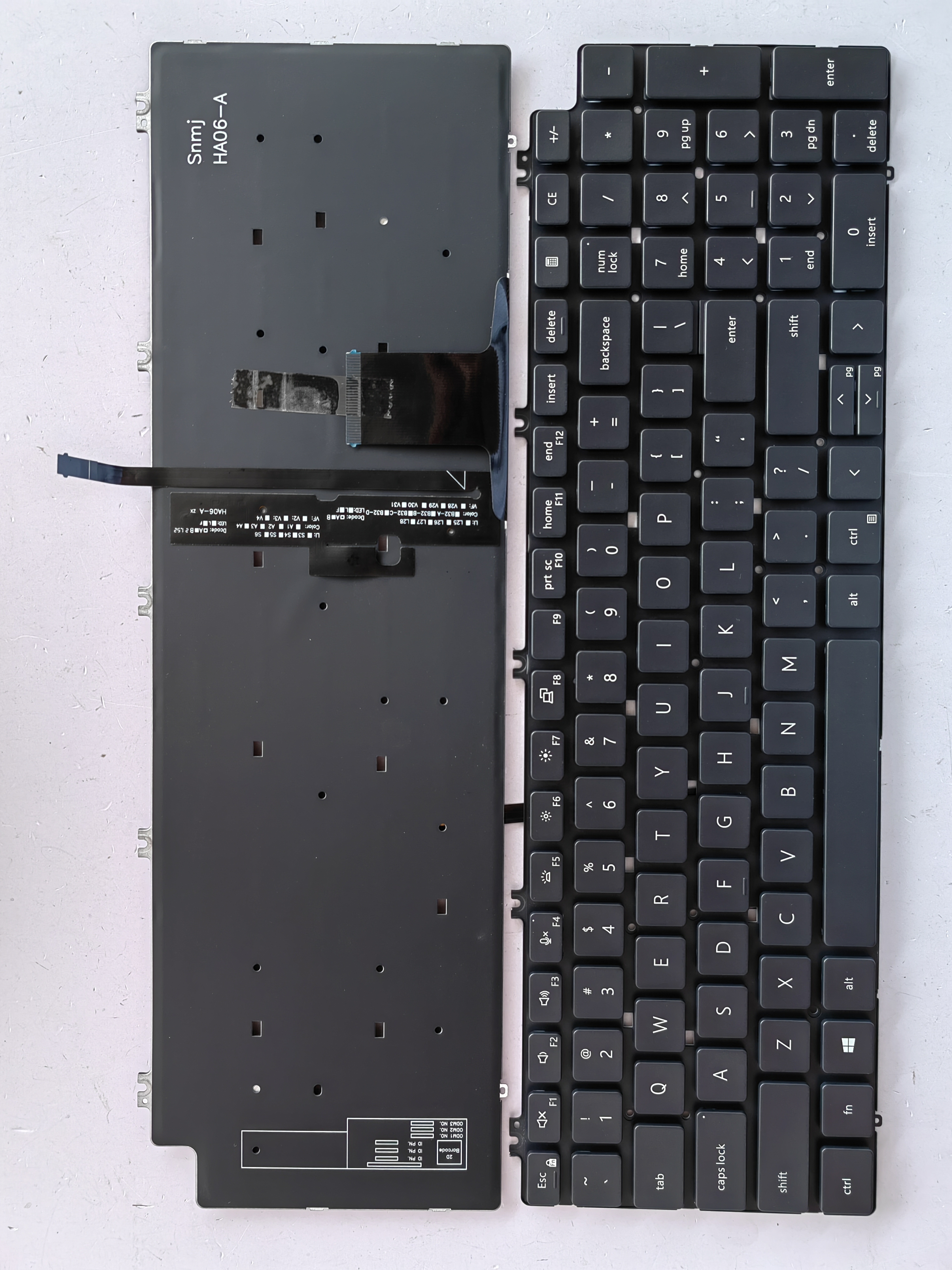 Picture of New Replacement Laptop Keyboard For DELL 7750/7550/Precision BLACK Backlit (OEM) US Layout